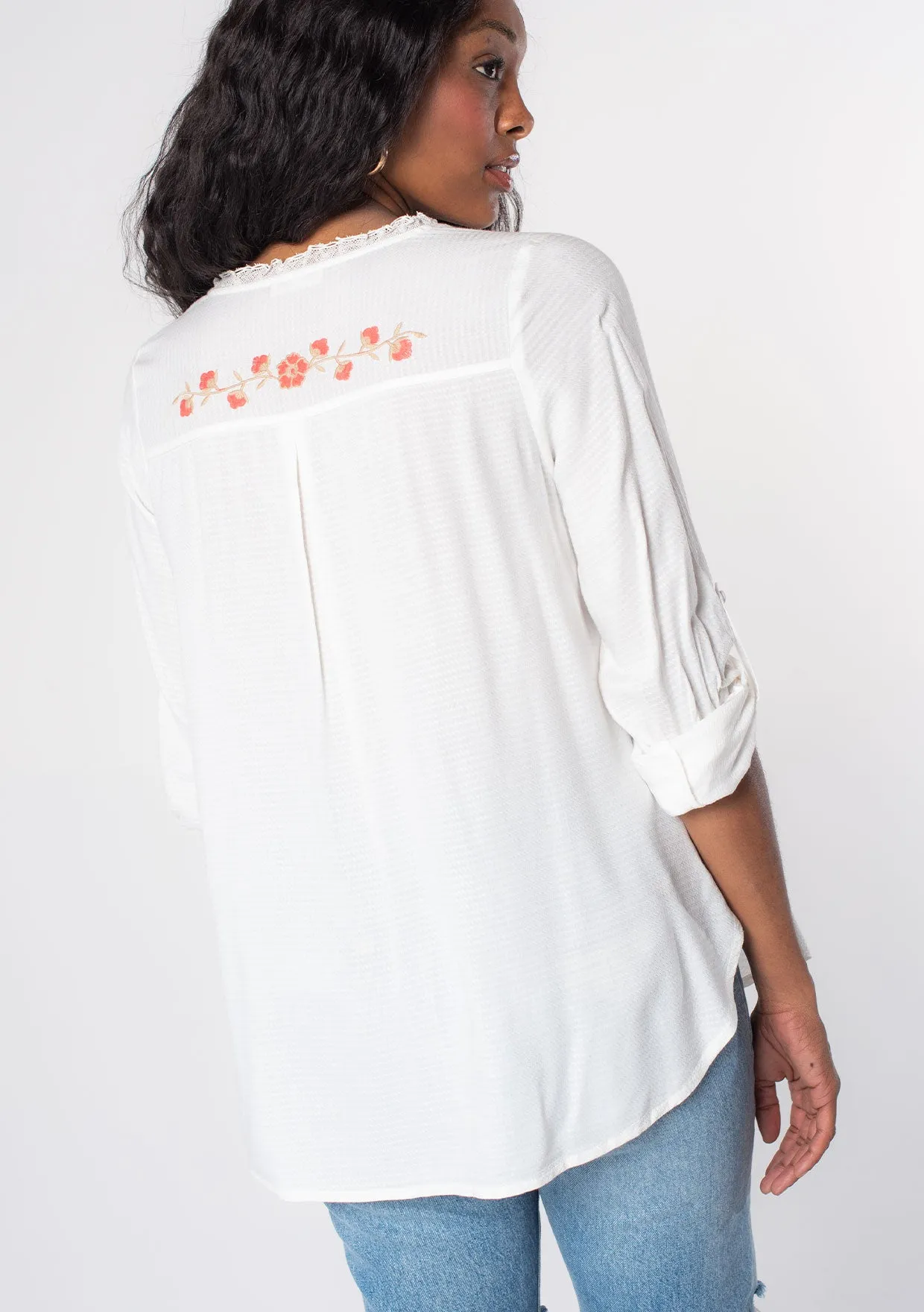 Lilith Button Front Blouse