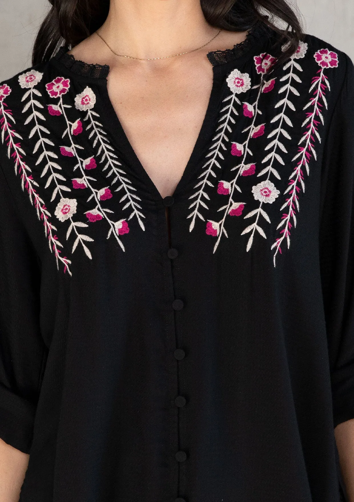 Lilith Button Front Blouse