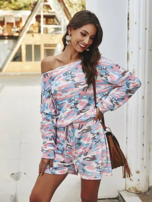 Long Sleeve Drawstring Romper
