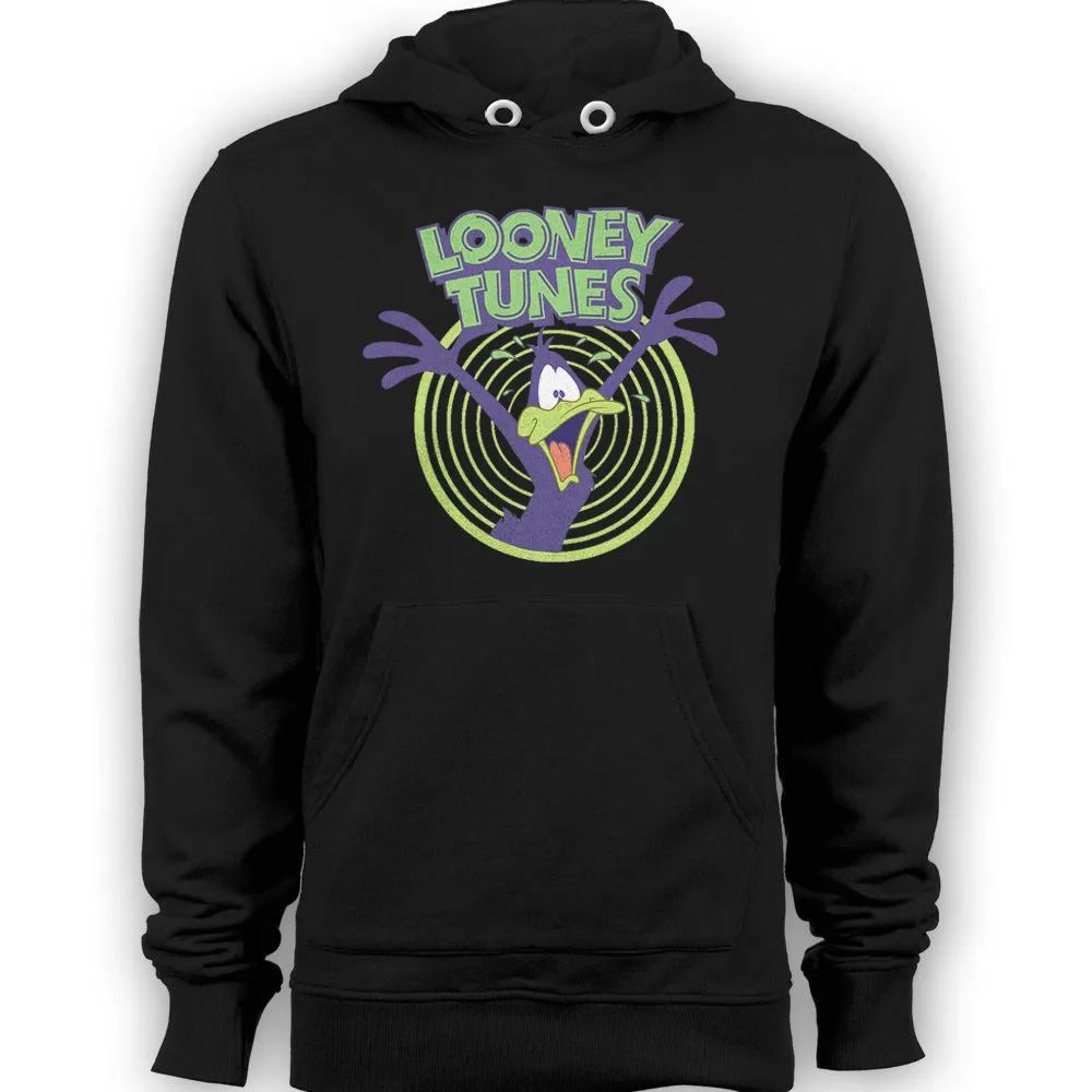 Looney Tunes Daffy Duck Logo Crazy Official Hoodie