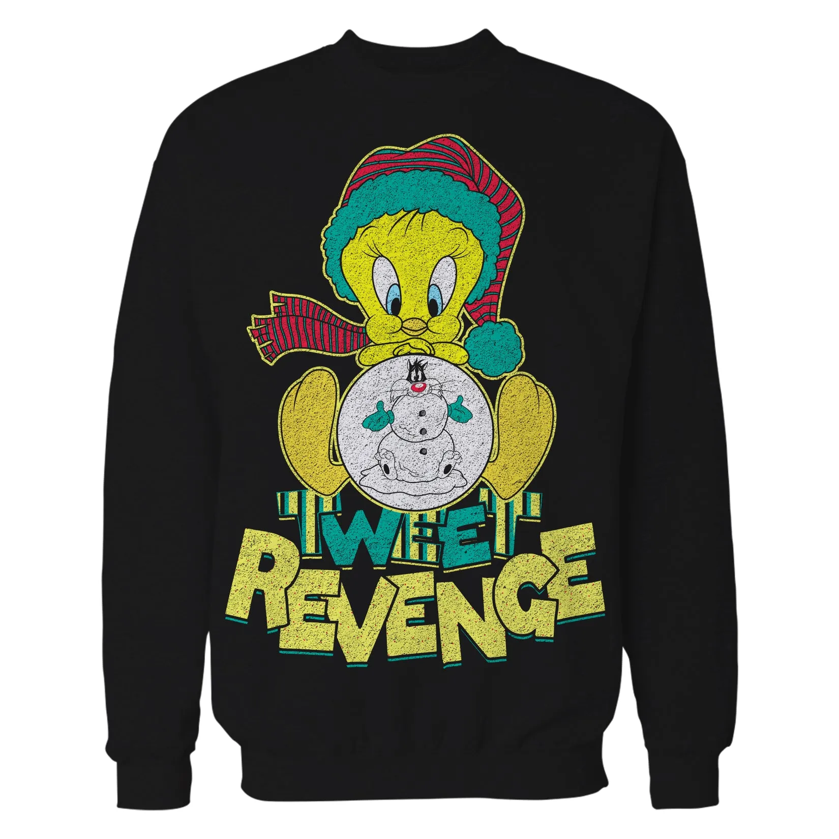 Looney Tunes Tweety Pie Xmas Revenge Official Sweatshirt