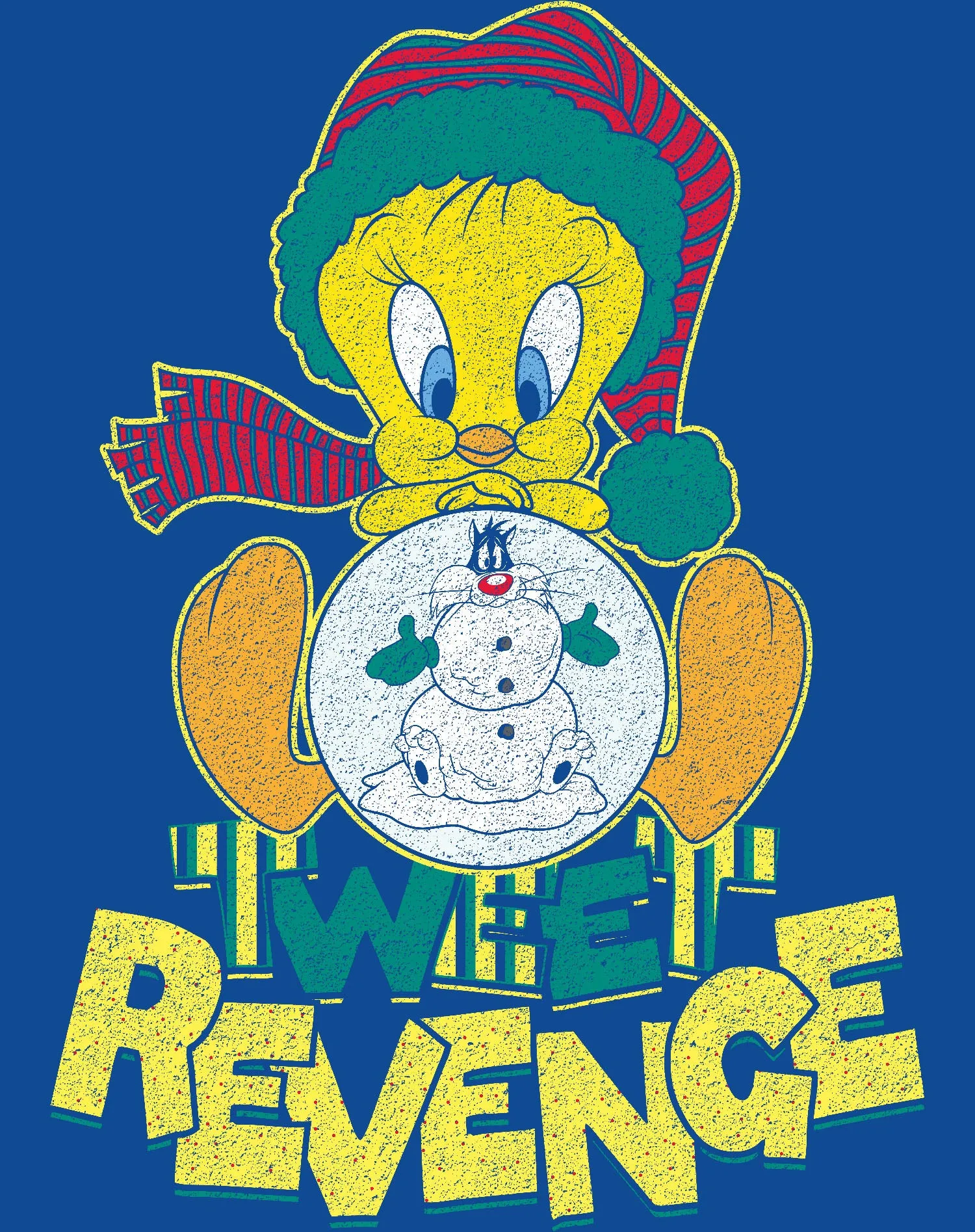 Looney Tunes Tweety Pie Xmas Revenge Official Sweatshirt