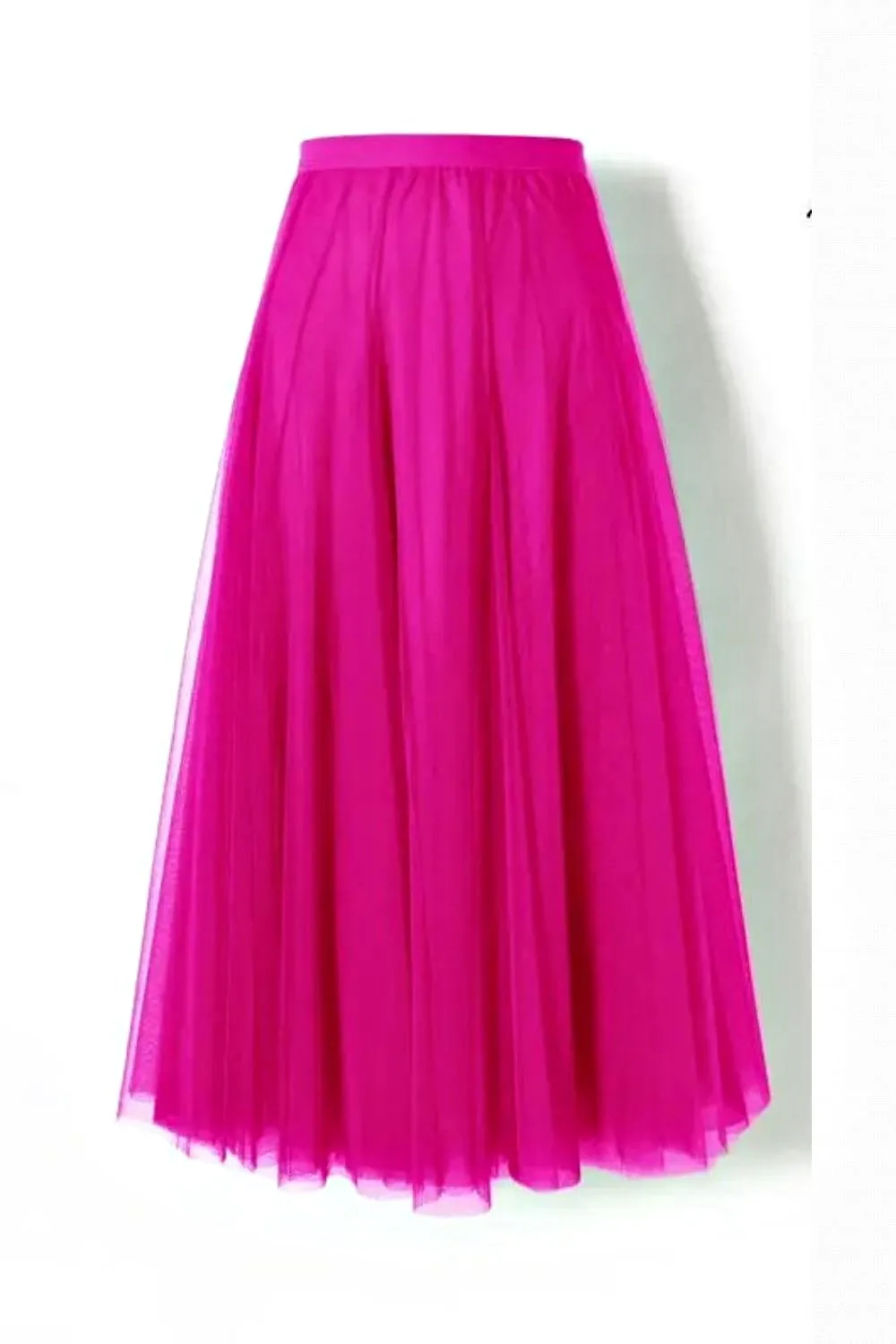 LOST   FOUND TANGO FOXTROT TULLE SKIRT RADIOACTIVE PINK