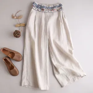Lucía® | Vintage Trousers Made From Loose Cotton