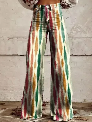 Lucena | Boho Grace Wide-Leg Pants