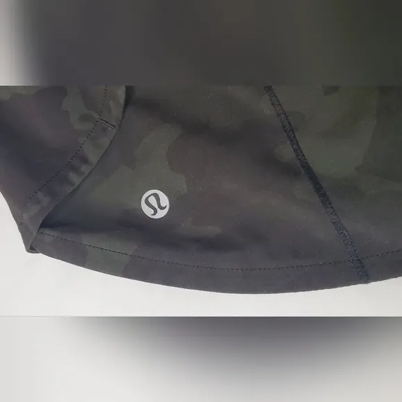 lululemon athletica Black/Green Camouflage Women's Shorts