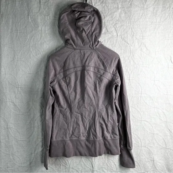 Lululemon Lavender Zip Hoodie Jacket Women’s M cotton casual activewear coat