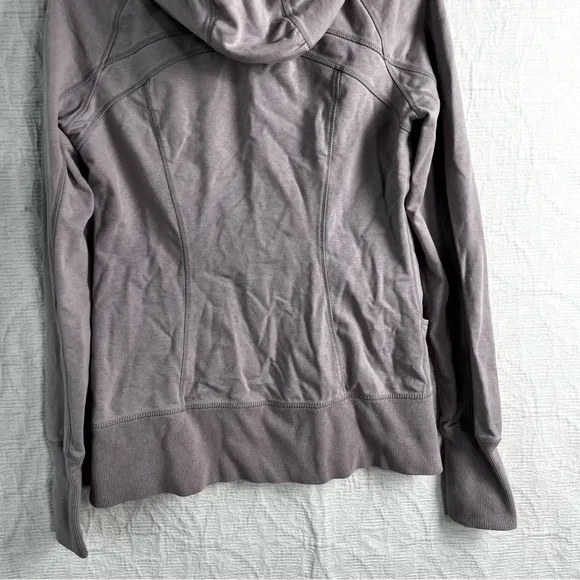 Lululemon Lavender Zip Hoodie Jacket Women’s M cotton casual activewear coat