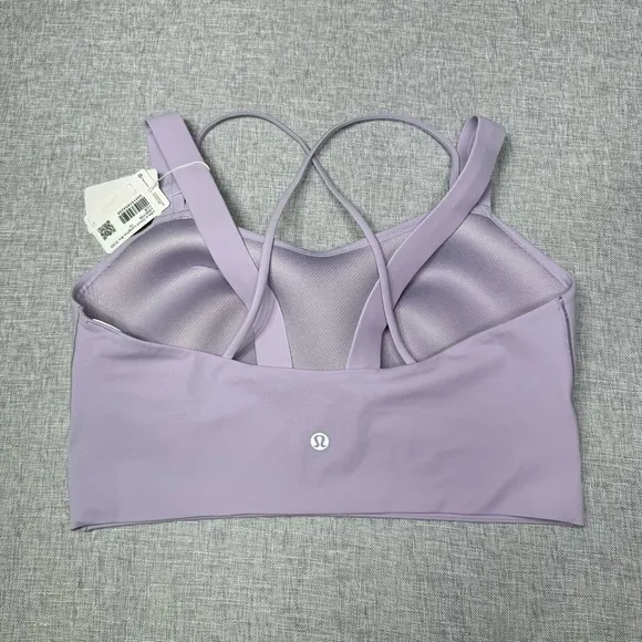Lululemon Like a Cloud Longline Bra D/DD Lilac Ether 10 NWT