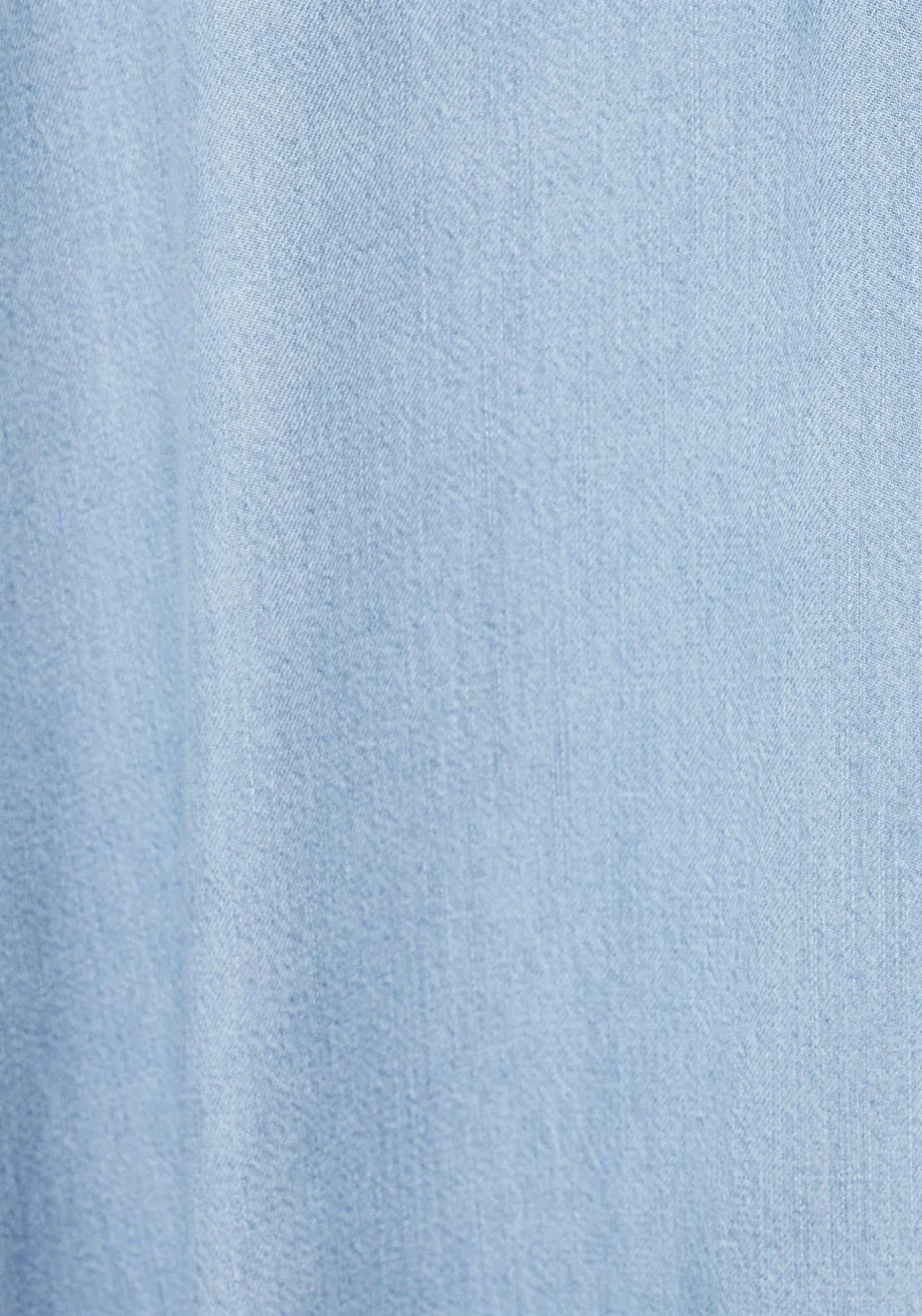 Lyocell V-Neck Midi Dress - Open Blue