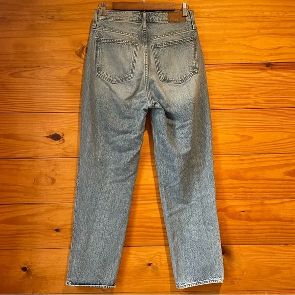 Madewell The Curvy Perfect Vintage Straight Jean in Seyland Wash High Rise 27