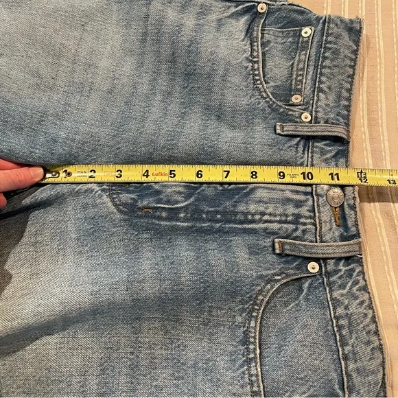 Madewell The Curvy Perfect Vintage Straight Jean in Seyland Wash High Rise 27