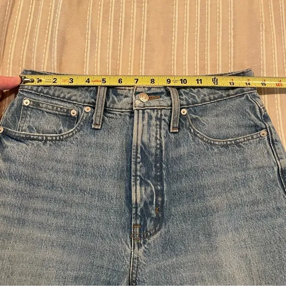 Madewell The Curvy Perfect Vintage Straight Jean in Seyland Wash High Rise 27