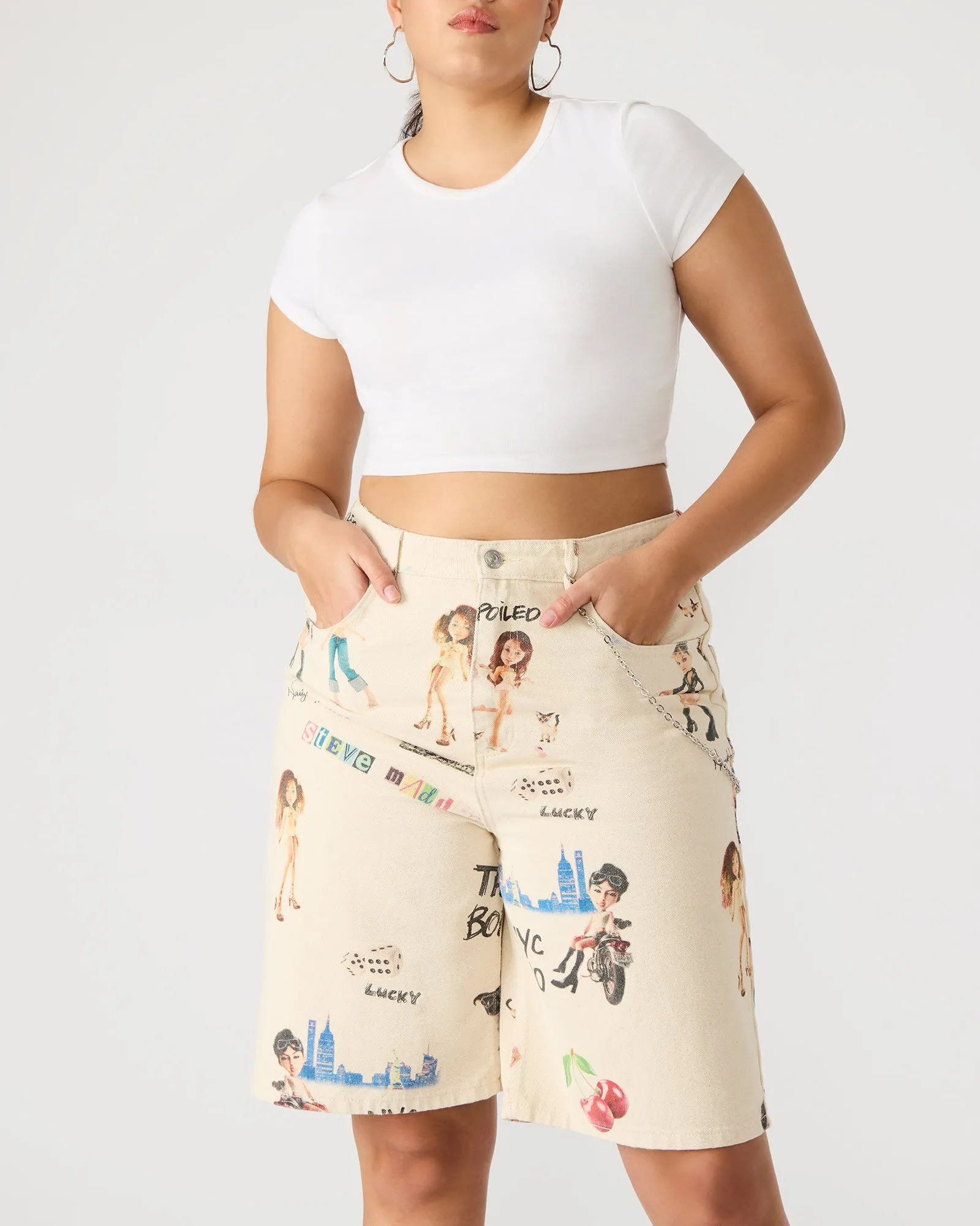 MAGDALEN JEAN SHORT MULTI