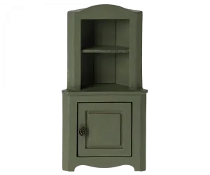 Maileg Corner Cabinet - Dark Green (Mouse)