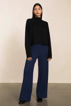 MARGAUX RIBBED WIDE LEG PANT