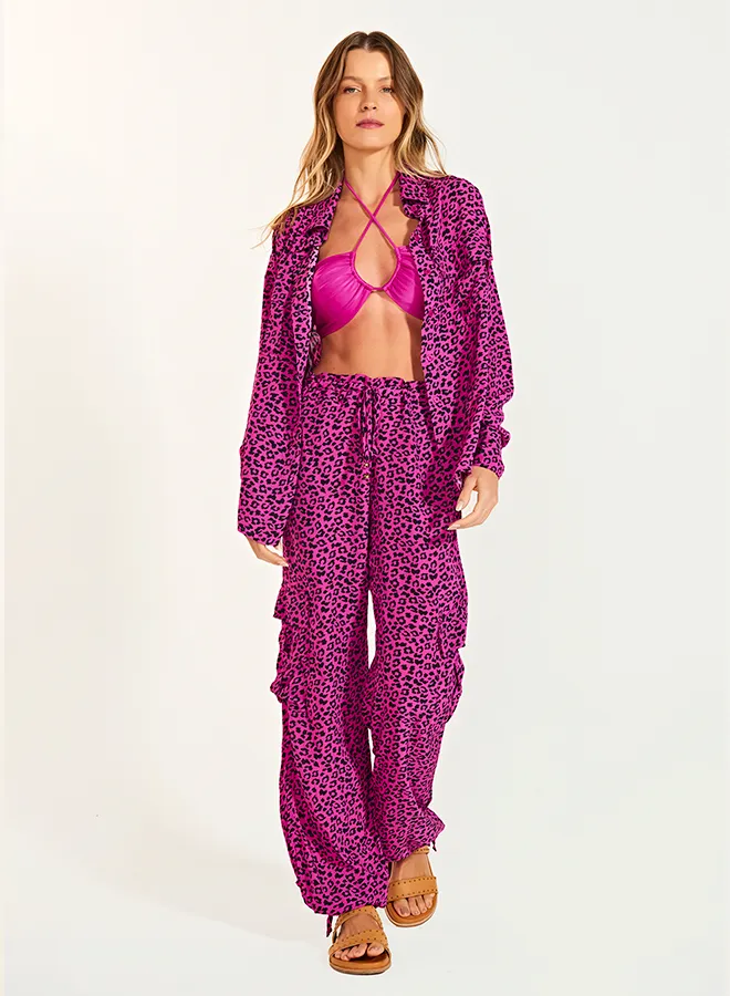 Marina Leopard Pink Cargo Set