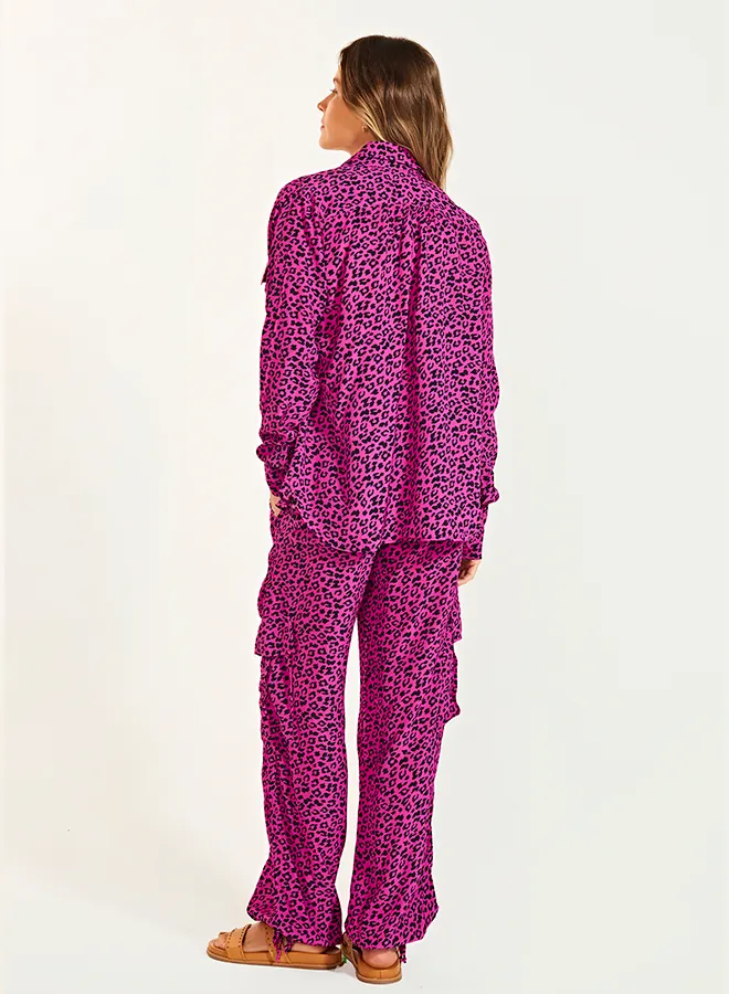 Marina Leopard Pink Cargo Set