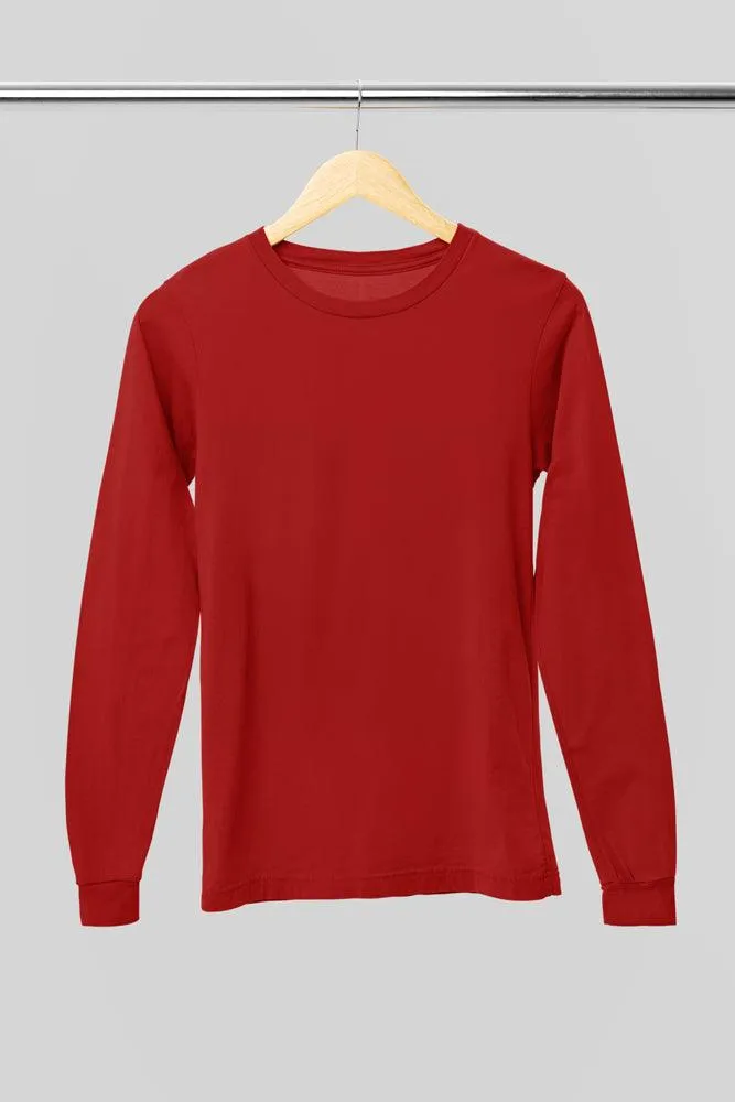Maroon Unisex Super Combed Cotton T-Shirt - Eco-Friendly & Pre-Shrunk