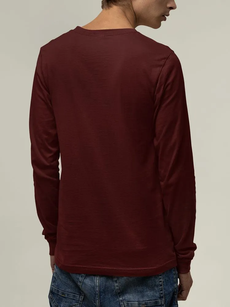 Maroon Unisex Super Combed Cotton T-Shirt - Eco-Friendly & Pre-Shrunk