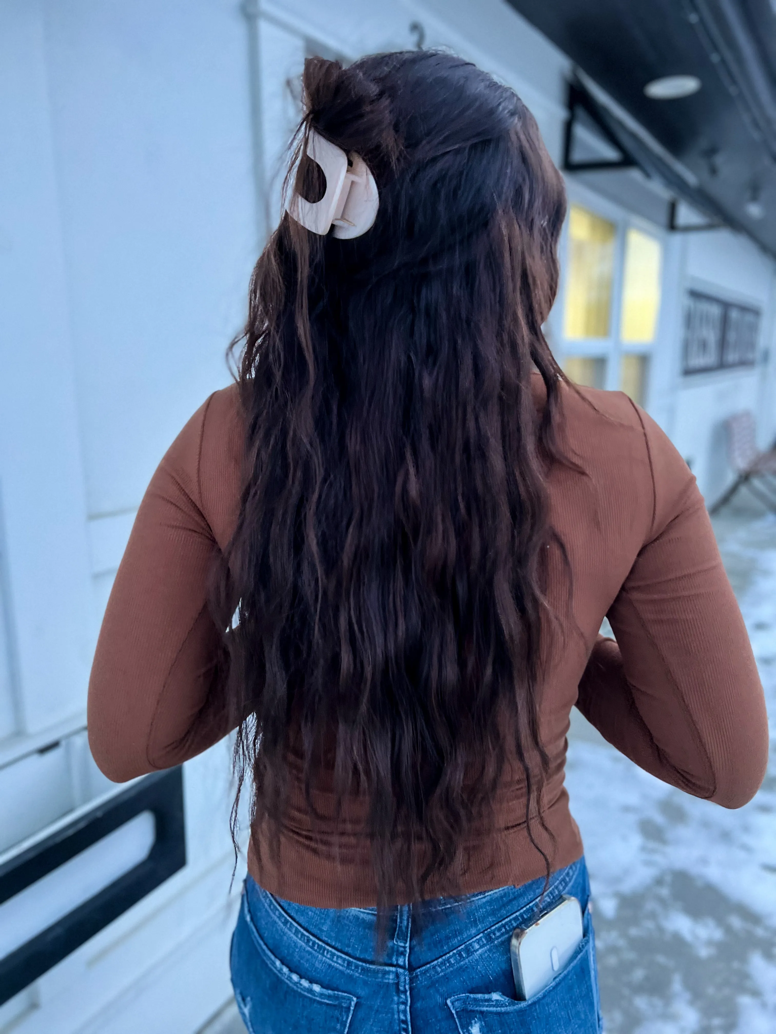 Mason Slim Fit LS- Cocoa Dust
