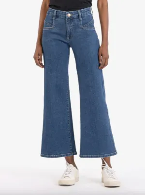 MEG MID RISE FAB AB WIDE LEG REG HEM