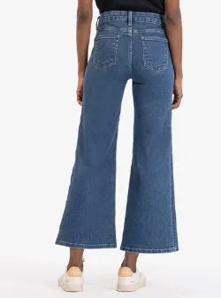 MEG MID RISE FAB AB WIDE LEG REG HEM