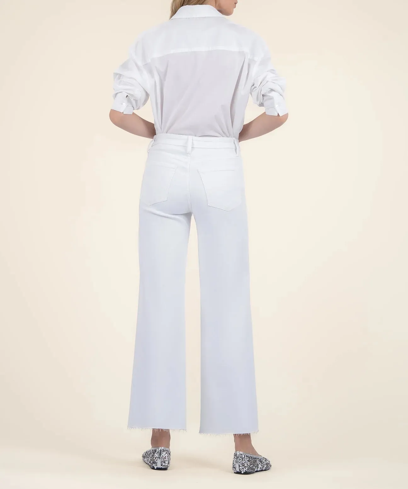 Meg Wide Leg (Optic White)