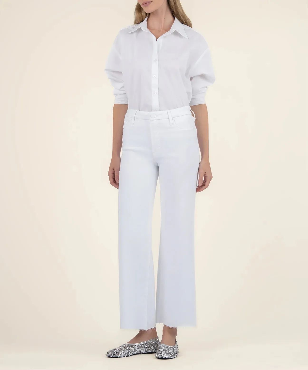 Meg Wide Leg (Optic White)