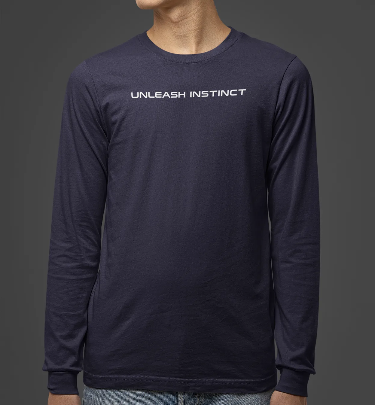 Men Fitness Activewear Gym Long Sleeve UI Tee