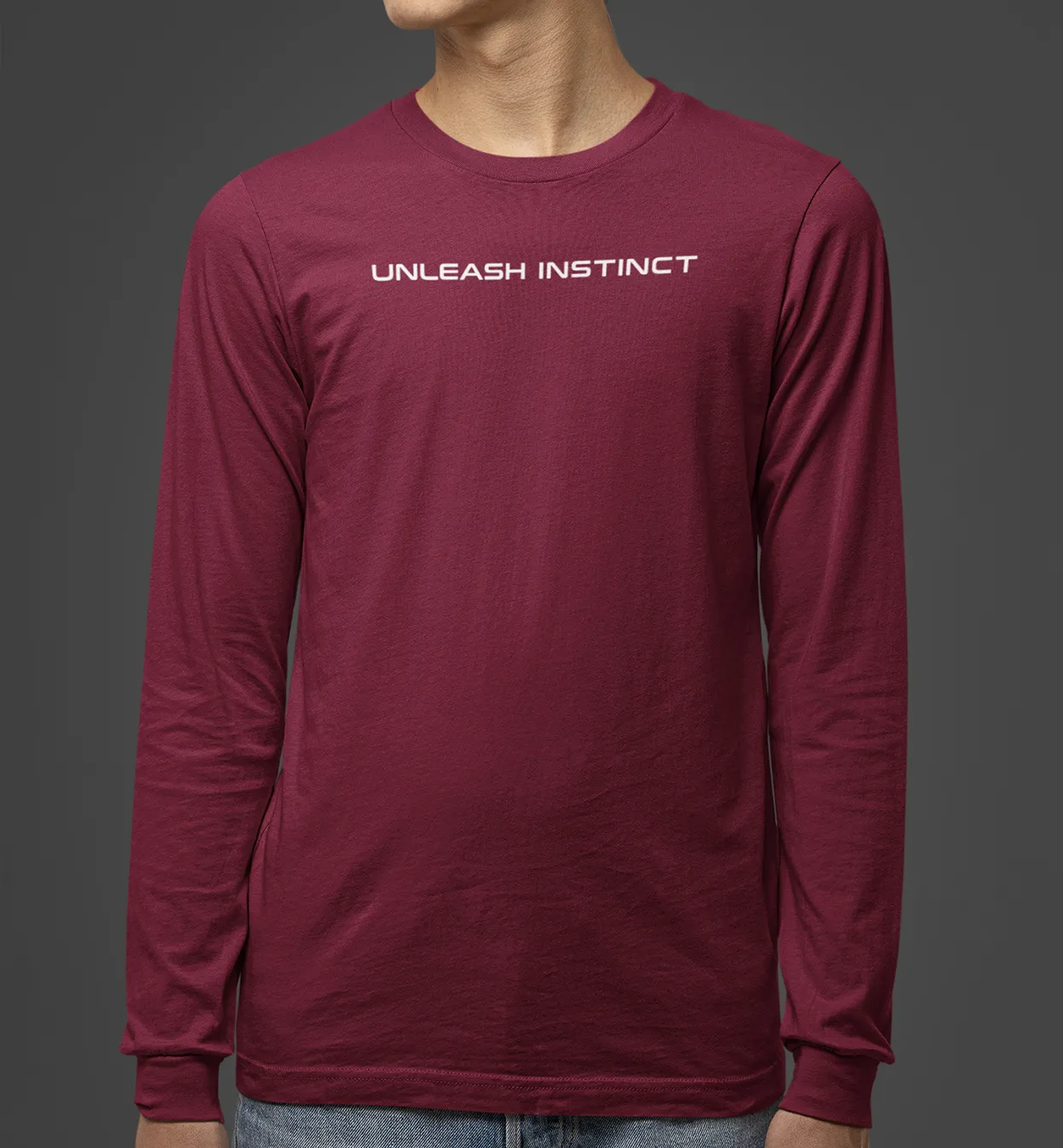 Men Fitness Activewear Gym Long Sleeve UI Tee