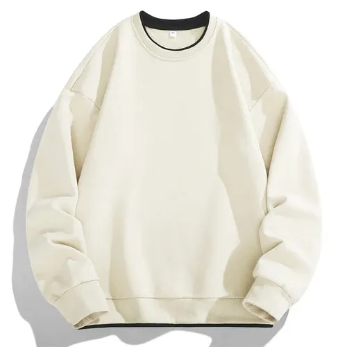 Men O-Neck Casual Loose Harajuku Hoodie
