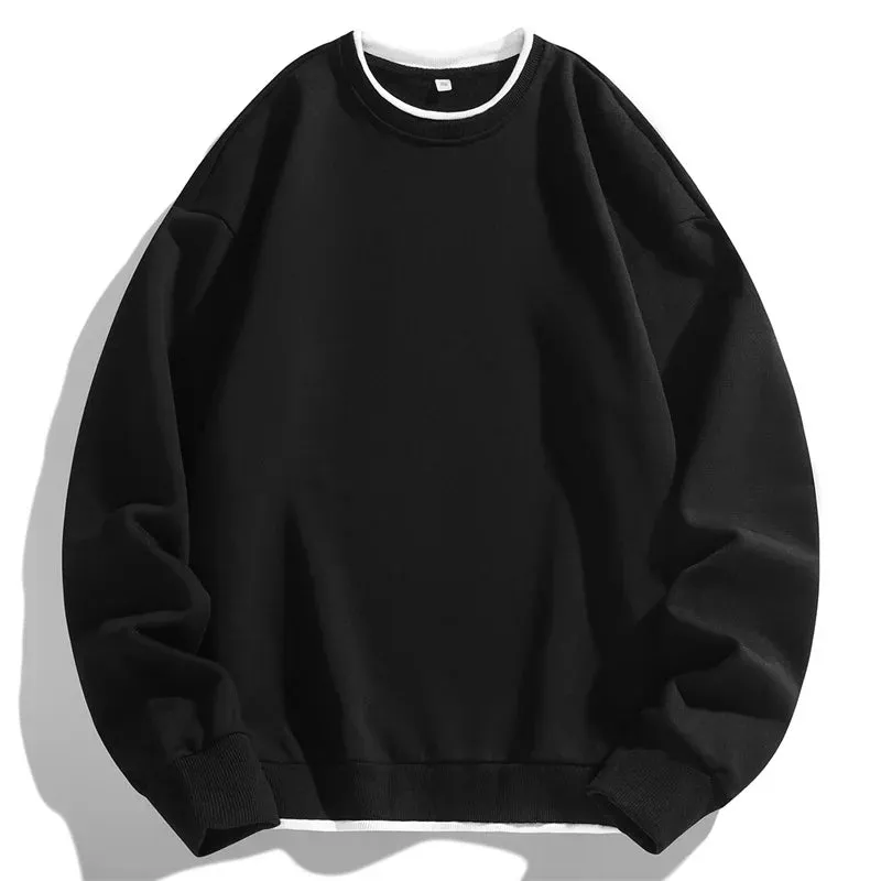 Men O-Neck Casual Loose Harajuku Hoodie