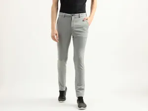 Men Solid Slim Fit Trousers
