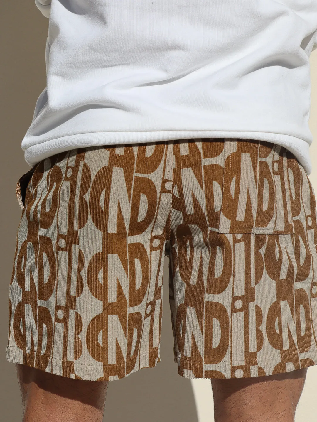 Men's Bondi Corduroy Shorts (Brown)