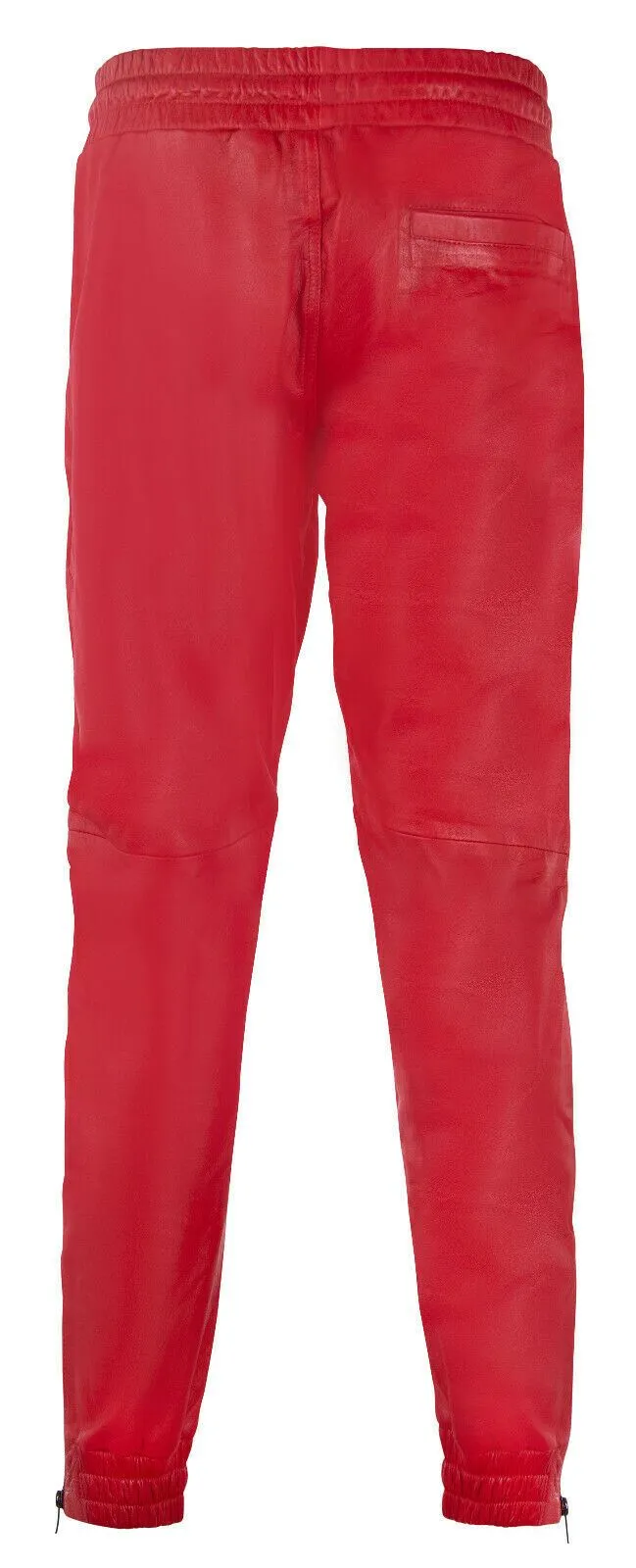 Mens Comfort  Leather Jogging Bottoms-Halifax