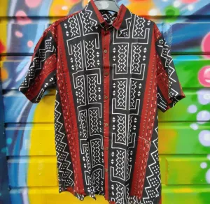 Mens Geometric Print Top- Ceremony