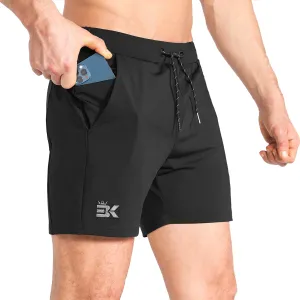Mens Lightweight Running Workout Shorts w/ Pockets