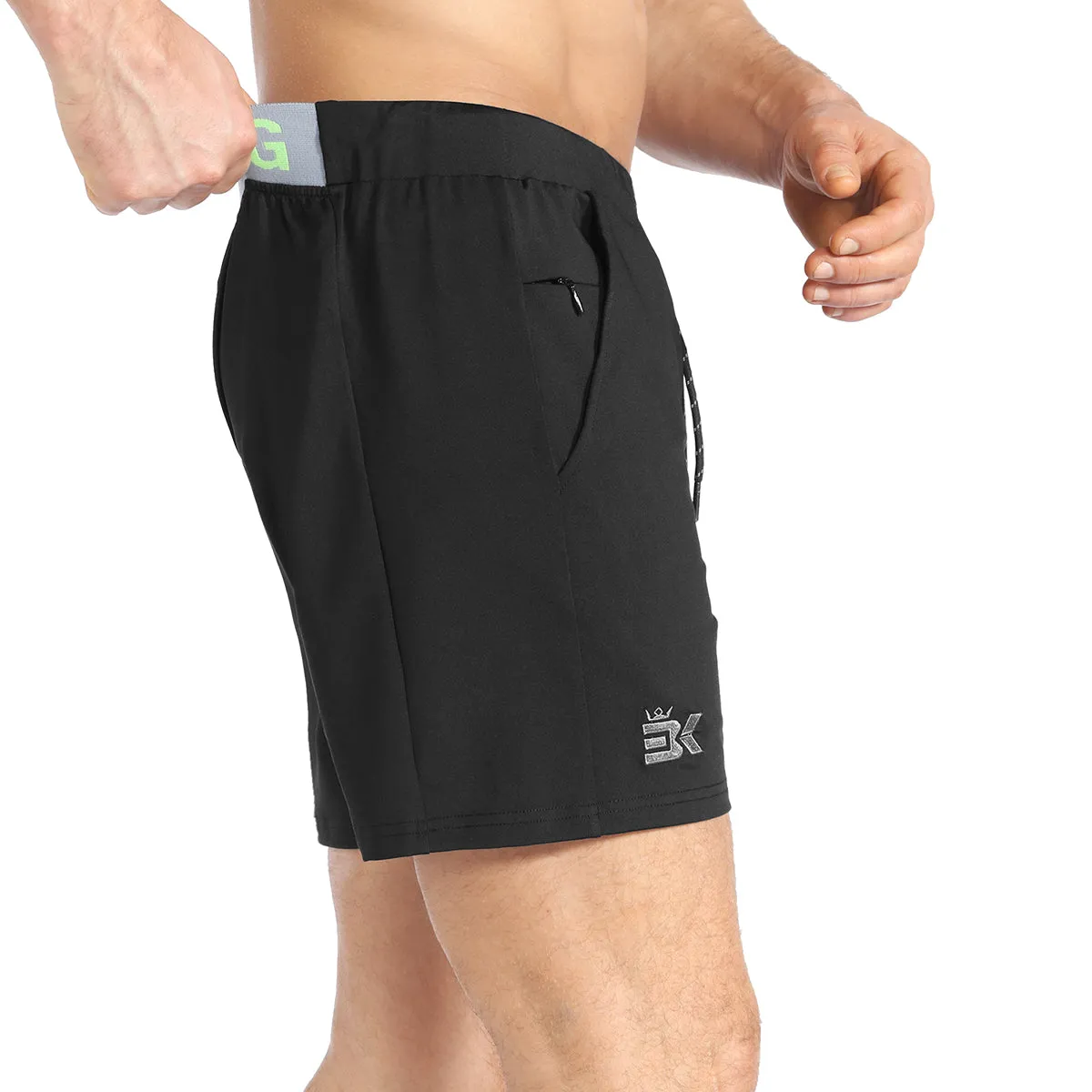 Mens Lightweight Running Workout Shorts w/ Pockets