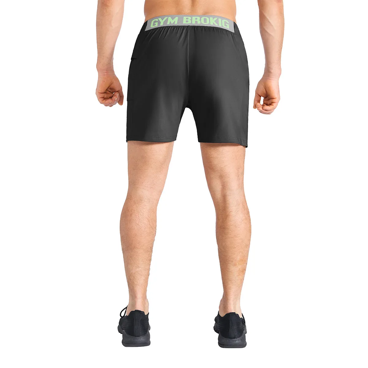 Mens Lightweight Running Workout Shorts w/ Pockets