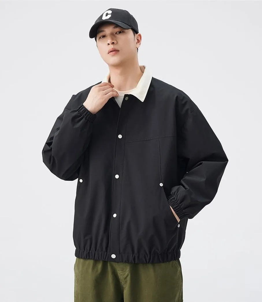Men's Overshirt in Cozy Fabric for Effortless Style