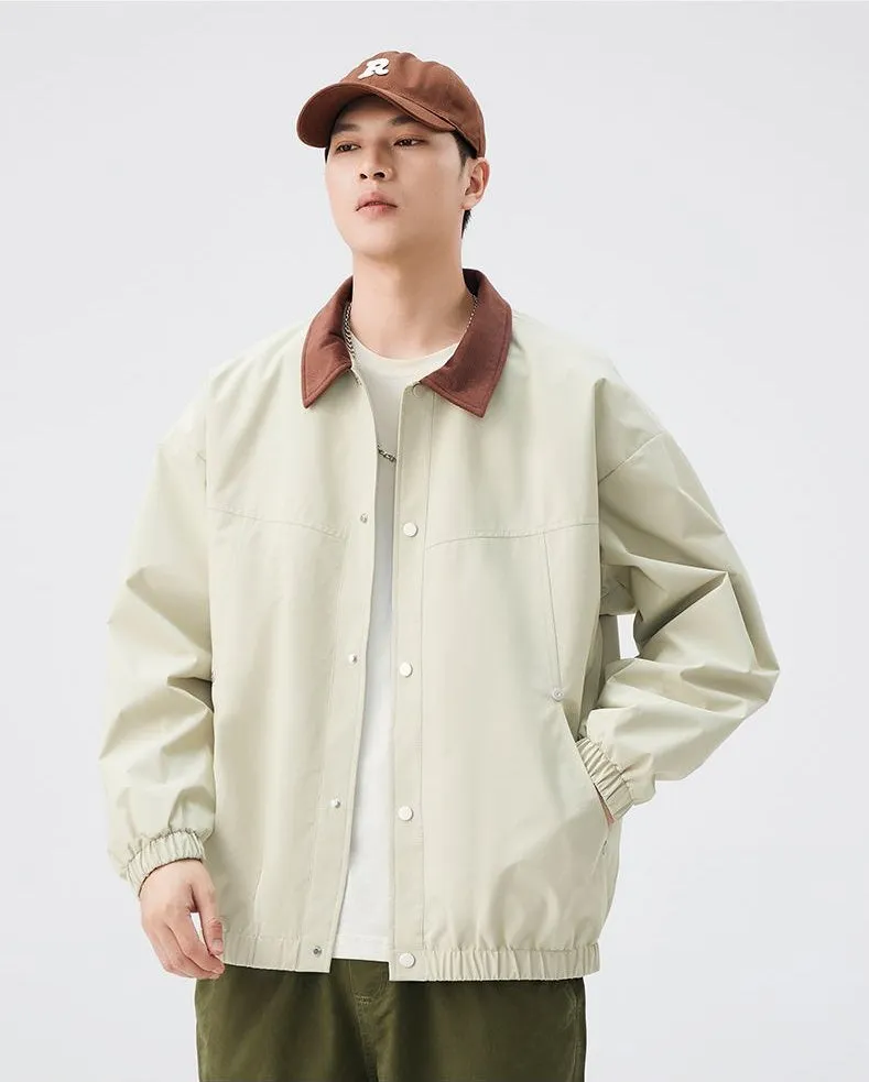 Men's Overshirt in Cozy Fabric for Effortless Style