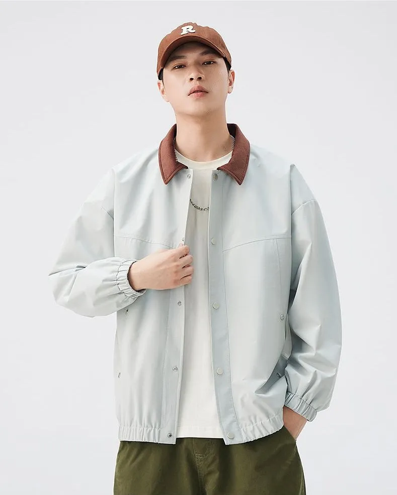 Men's Overshirt in Cozy Fabric for Effortless Style