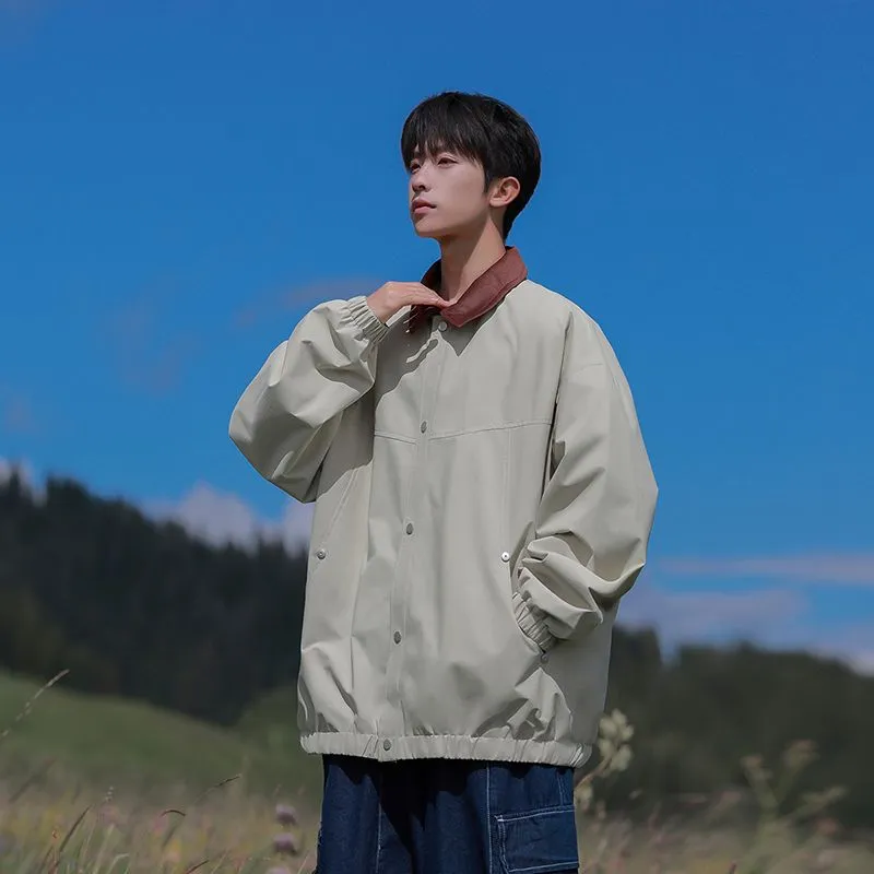 Men's Overshirt in Cozy Fabric for Effortless Style