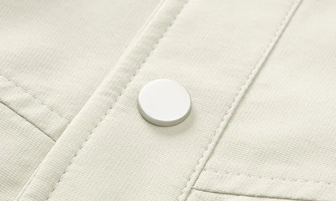Men's Overshirt in Cozy Fabric for Effortless Style