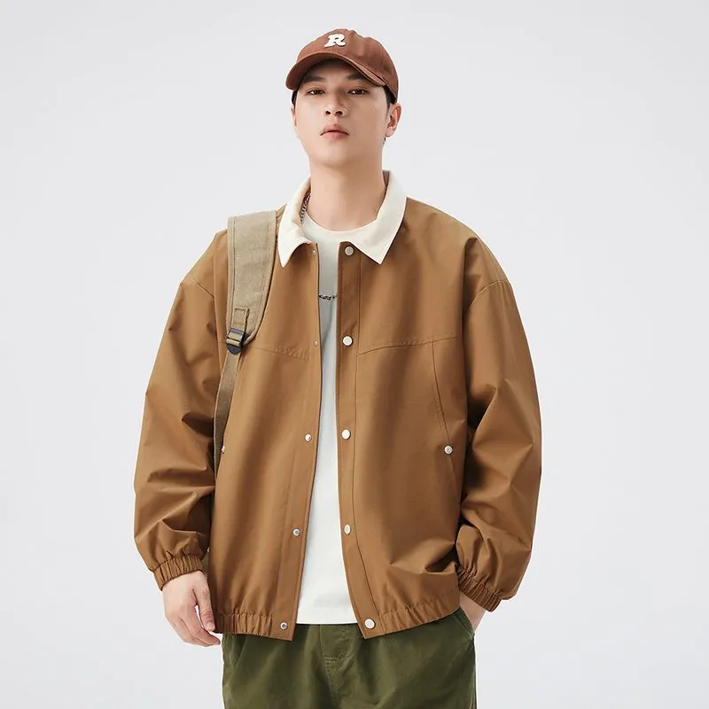 Men's Overshirt in Cozy Fabric for Effortless Style