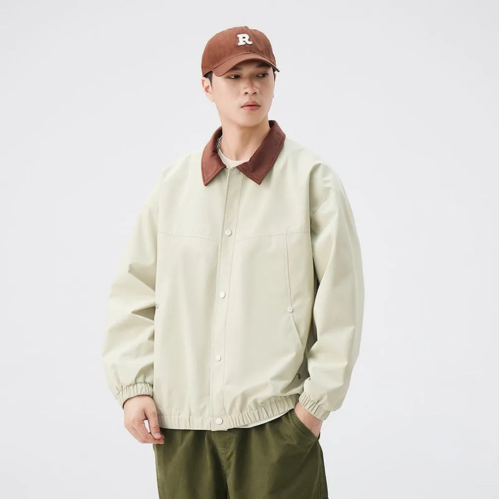 Men's Overshirt in Cozy Fabric for Effortless Style