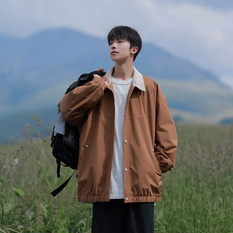 Men's Overshirt in Cozy Fabric for Effortless Style