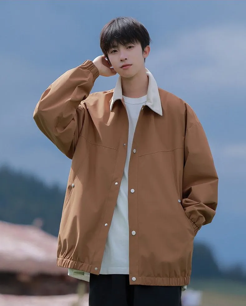 Men's Overshirt in Cozy Fabric for Effortless Style