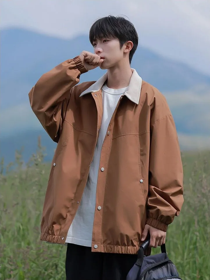 Men's Overshirt in Cozy Fabric for Effortless Style